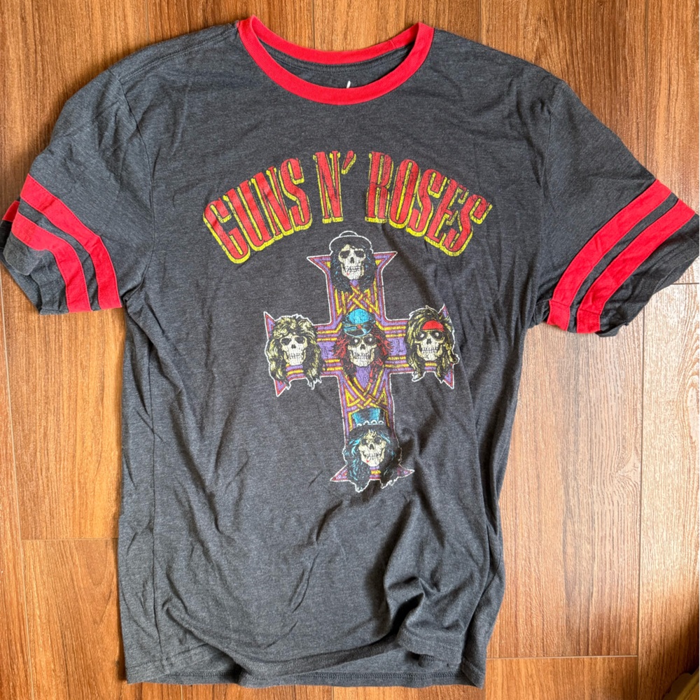 Kids Gray and Red Graphic Tee